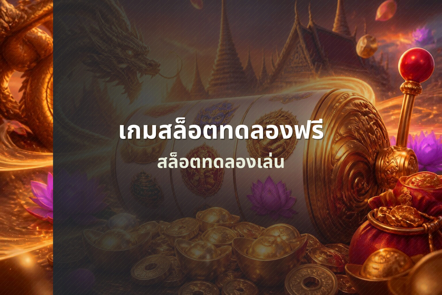 เกมสล็อตทดลองฟรี - slot game trial