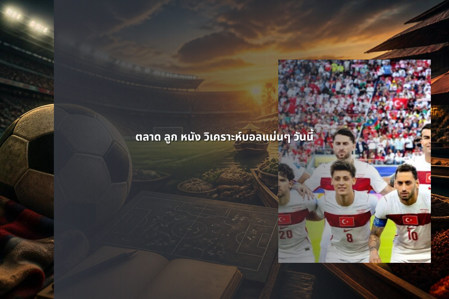 ตลาด ลูก หนัง วิเคราะห์บอลแม่นๆ วันนี้ - sports analysis