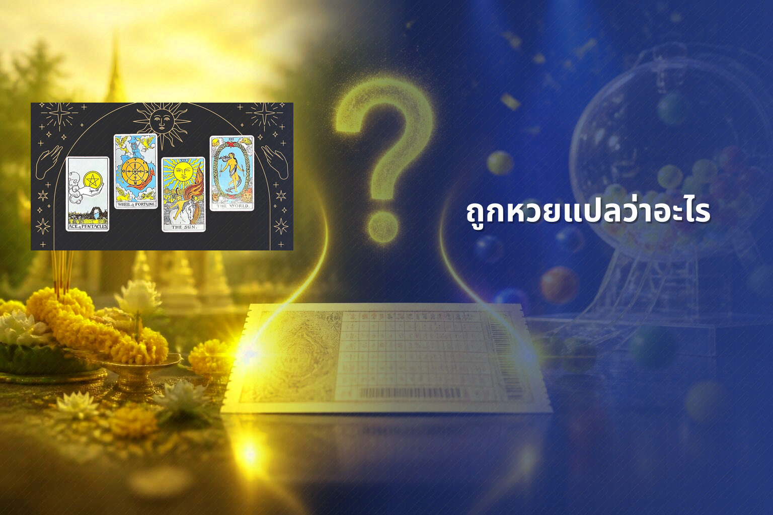 ถูกหวยแปลว่าอะไร - หวย