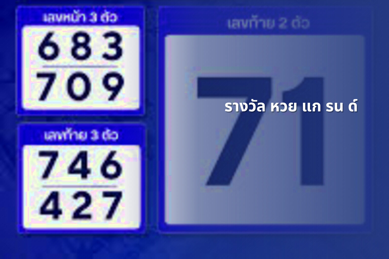 รางวัล หวย แก รน ด์ - หวย