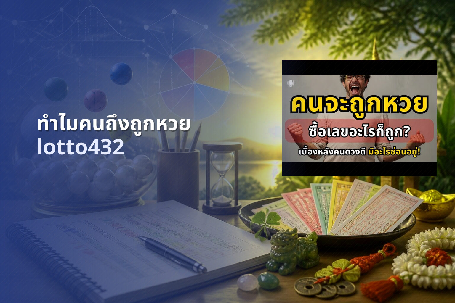 ทำไมคนถึงถูกหวย lotto432