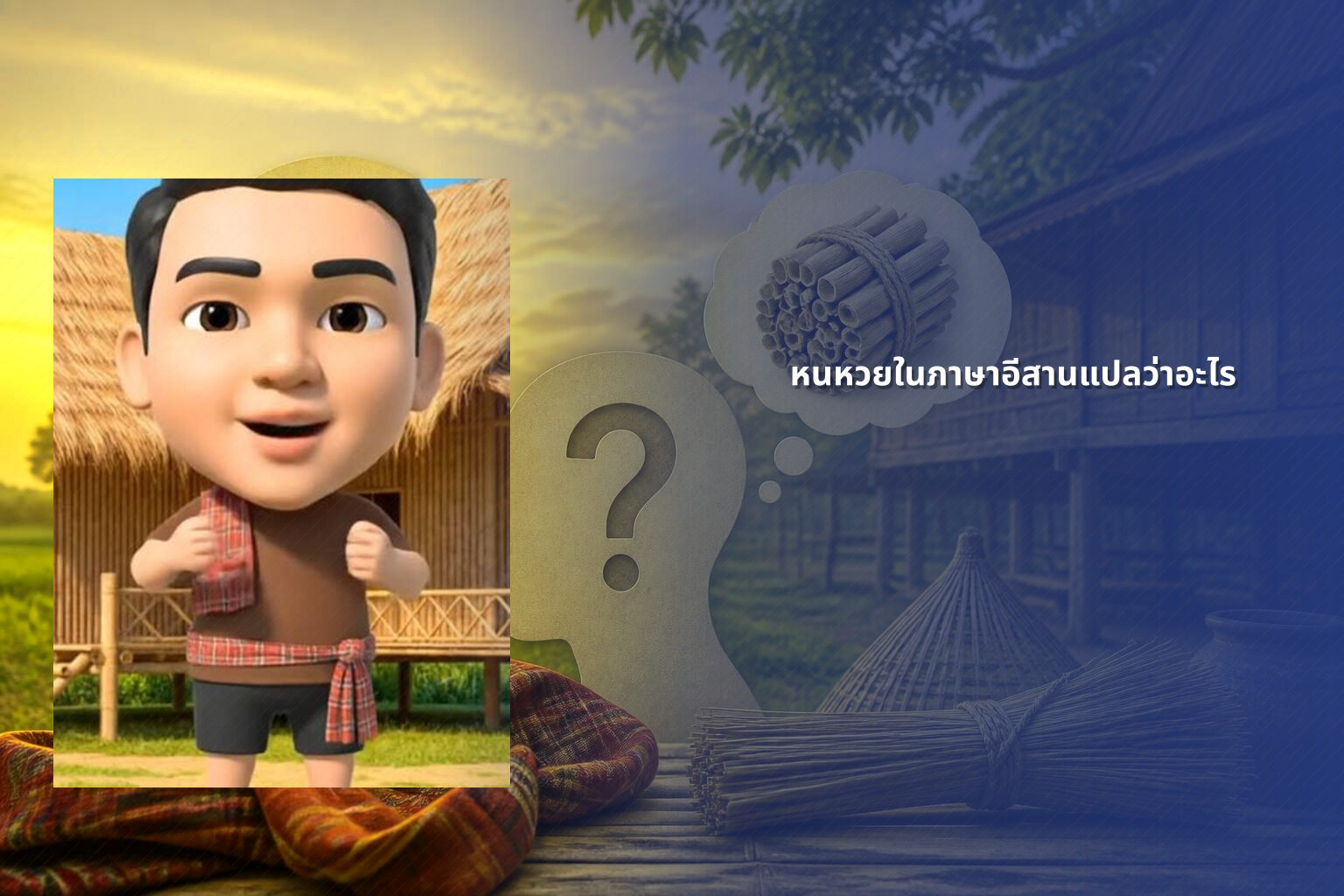 หนหวยในภาษาอีสานแปลว่าอะไร - คำศัพท์