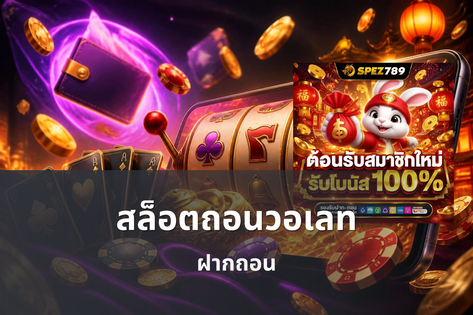 สล็อตถอนวอเลท ฝากถอน