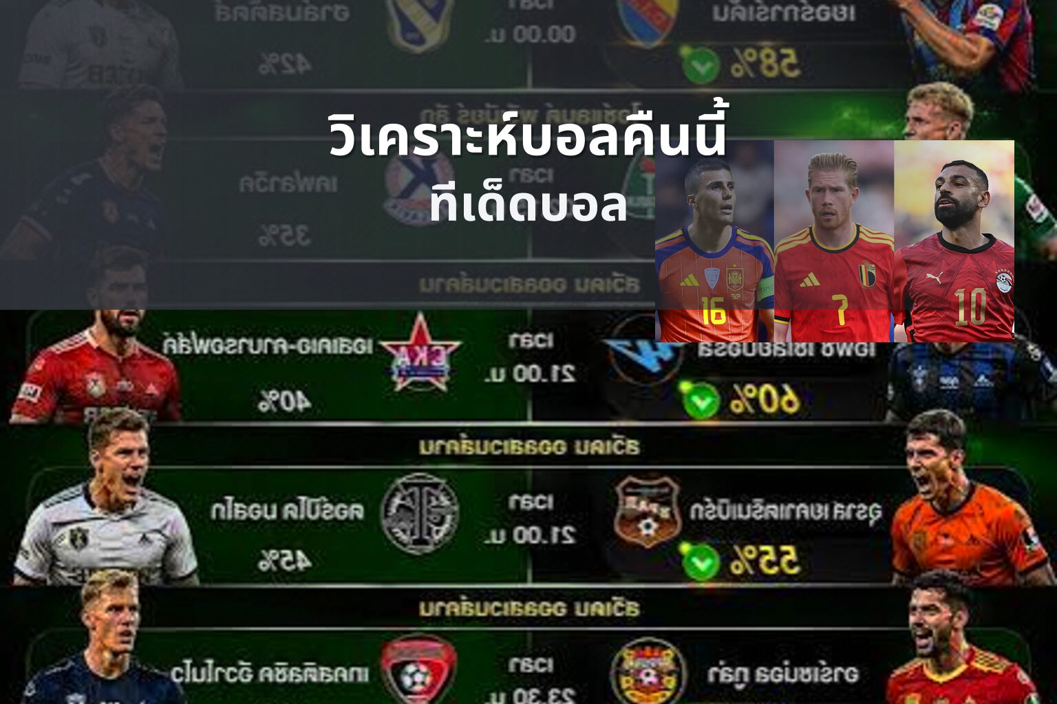 วิเคราะห์บอลคืนนี้ - sports analysis