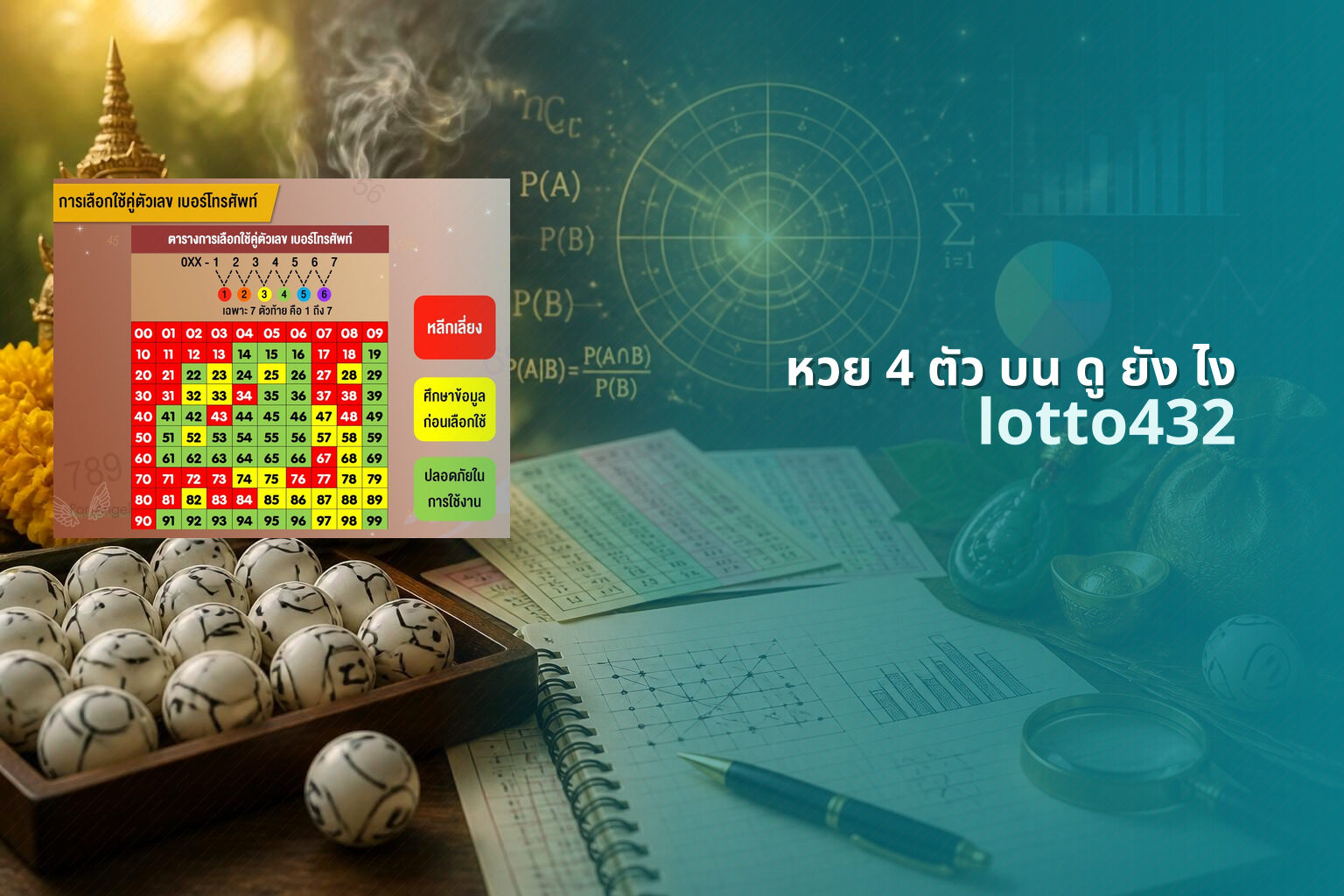 หวย 4 ตัว บน ดู ยัง ไง - how to check 4-digit lottery